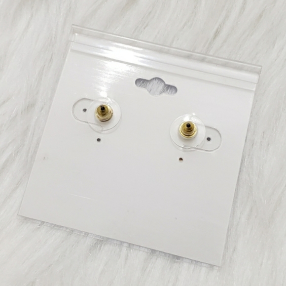 NEW Periwinkle by Barlow Turquoise & Green Anchor Rhinestone Post Earring - Picture 3 of 5